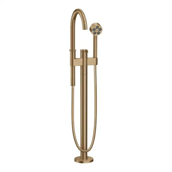 Axor One Змішувач для ванни підлоговий, Brushed bronze (48440140) Axor One Змішувач для ванни підлоговий, Brushed bronze (48440140)