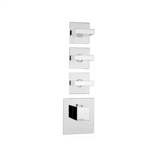 Термостат для ванни настінний Bossini Rectangular (колір - хром) Z033205 030