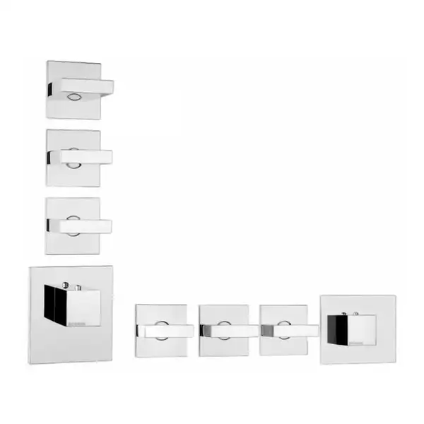 Термостат для ванни настінний Bossini Rectangular (колір - хром) Z033205 030