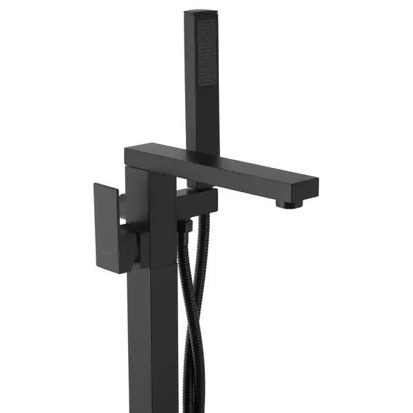 Смеситель для ванны Corsan ANGO BLACK MATT черный напольный (CMB3020BL) Смеситель для ванны Corsan ANGO BLACK MATT черный напольный (CMB3020BL)