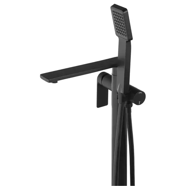 Смеситель для ванны CORSAN TRINO BLACK MATT напольный (CMB7159BL)