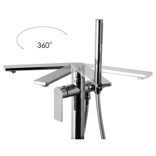 Смеситель для ванны CORSAN TRINO CHROME напольный (CMB7159CH) Смеситель для ванны CORSAN TRINO CHROME напольный (CMB7159CH)