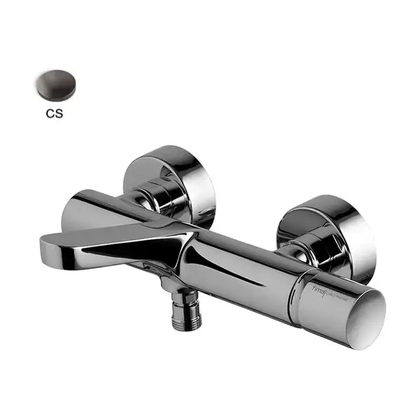 Fima Carlo Змішувач для ванни Fima NomosGo, брашований чорний хром (F4164_1CS) Fima Carlo Змішувач для ванни Fima NomosGo, брашований чорний хром (F4164_1CS)