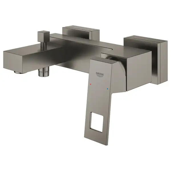 Смеситель для ванны Grohe Eurocube (цвет - тёмный графит, матовый) (23140AL0) фото 3 Aquada.com.ua