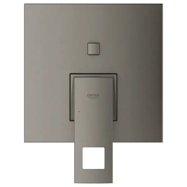 Смеситель для ванны Grohe Eurocube (цвет - тёмный графит, матовый) (24062AL0) фото 2 Aquada.com.ua