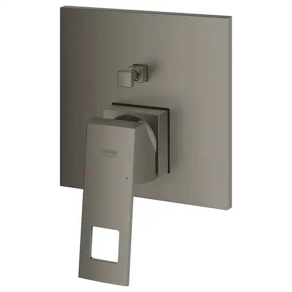 Смеситель для ванны Grohe Eurocube (цвет - тёмный графит, матовый) (24062AL0) фото 3 Aquada.com.ua