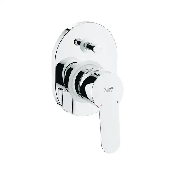 Смеситель для ванны/душа Grohe Bau Edge (цвет - хром) (29039000) фото 1 Aquada.com.ua