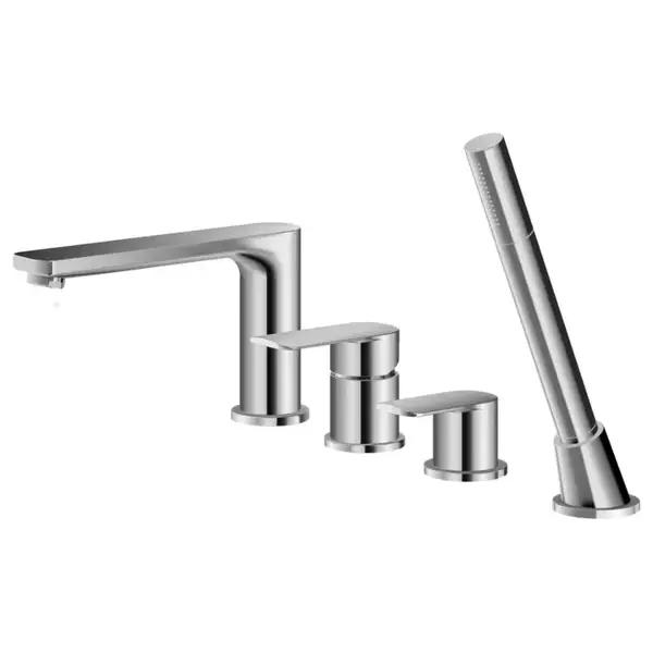 Смеситель для ванны KOHLMAN TEXEN CHROME на борт ванны (QB244T) Смеситель для ванны KOHLMAN TEXEN CHROME на борт ванны (QB244T)