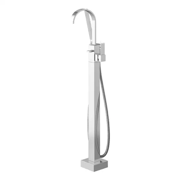 Смеситель для ванны KOHLMAN AXIS CHROME напольный (QF1165N)