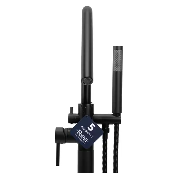 Смеситель для ванны REA ARAS BLACK черный напольный (REA-B2717) Смеситель для ванны REA ARAS BLACK черный напольный (REA-B2717)