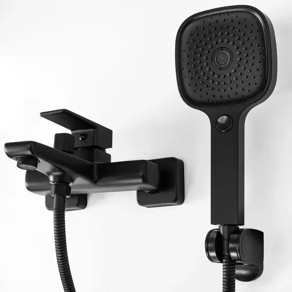 Rea Orix Black Змішувач для ванни, чорний (REA-B5133)