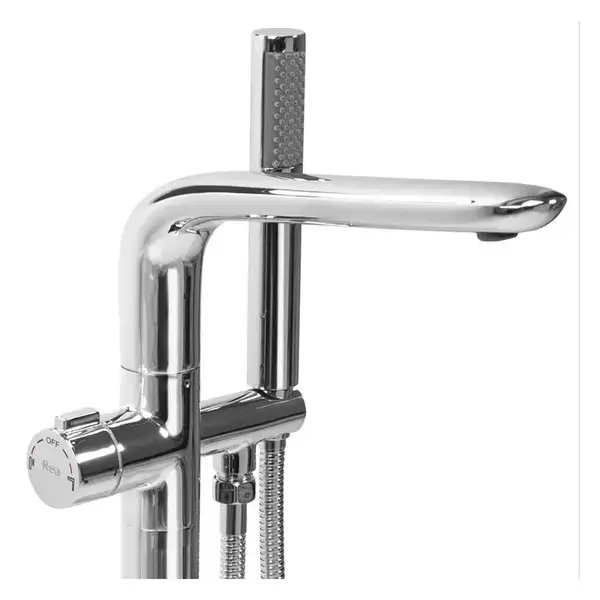 Смеситель для ванны REA CLARK CHROME хром напольный (REA-B5301)