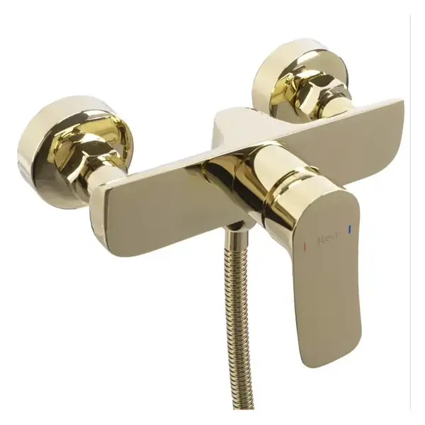 Смеситель для ванны и душа REA DART GOLD настенный без излива (REA-B5653)