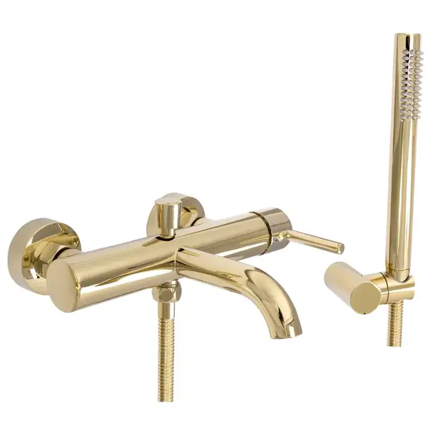 Rea Lungo Gold Смеситель для ванны и душа, золотой (REA-B6635)
