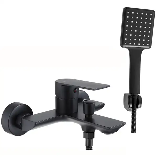 Rea Urban Black Змішувач для ванни та душу, чорний (REA-B9910)