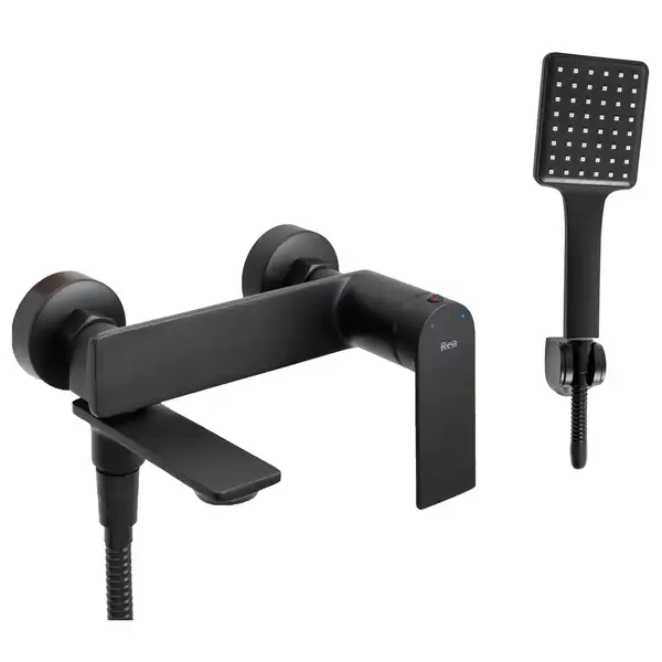 Rea Storm Black Змішувач для ванни, чорний (REA-B9989)
