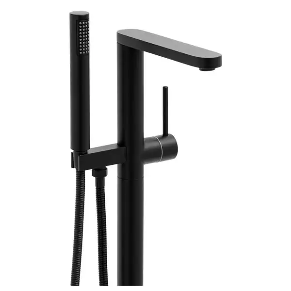 Змішувач для ванни Yoka ASPEN BLACK чорний підлоговий (BP.ASPEN BLK)