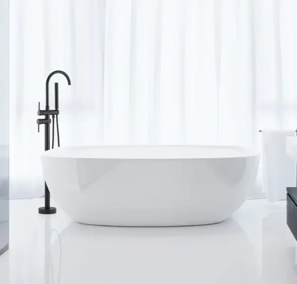 Змішувач для ванни YOKA SPA BLACK підлоговий (BS.SPA-BLK)