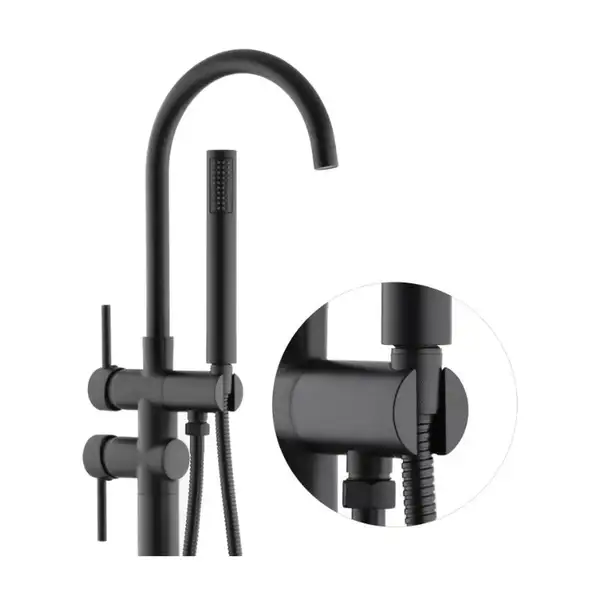 Змішувач для ванни YOKA SPA BLACK підлоговий (BS.SPA-BLK)