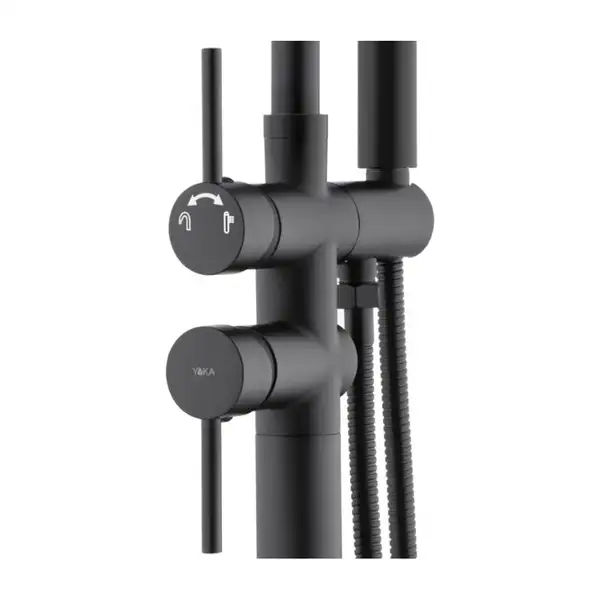 Змішувач для ванни YOKA SPA BLACK підлоговий (BS.SPA-BLK)
