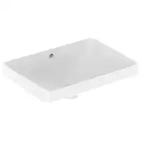 Geberit VariForm Раковина встраив. 55x40, без отверстия, белая (500.737.01.2)