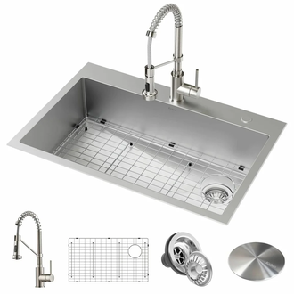 Kraus Loften KCH-1000 Кухонний комплект, нерж. сталь (KCH-1000)
