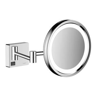 Зеркало косметическое с LED подсветкой Hansgrohe AddStoris, хром (41790000) фото 1 Aquada.com.ua