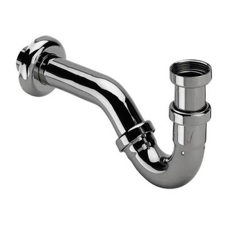 Сифон трубчатый для биде Hansgrohe (цвет - хром) (55237000) фото 1 Aquada.com.ua