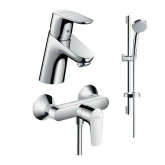Набор смесителей для душа 3-в-1 Hansgrohe Focus (цвет - хром) (31796111) фото 1 Aquada.com.ua