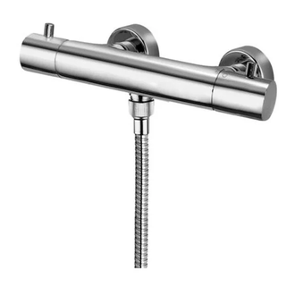 Смеситель для душа с термостатом Paffoni Light (цвет - хром) (LIQ168CR) фото 1 Aquada.com.ua