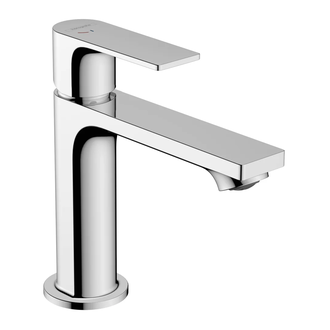 Смеситель для раковины 110 CoolStart Hansgrohe Rebris E (цвет - хром), с металлическим донным клапаном 72551000