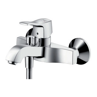 Смеситель для ванны Hansgrohe Metris Classic (цвет - шлифованный никель) (31478820) фото 1 Aquada.com.ua