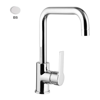 Fima Carlo Змішувач для кухні Fima Mast, білий матовий (F3137_1BS)