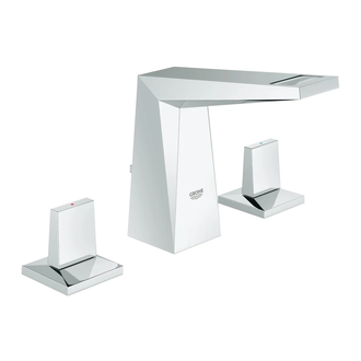 Grohe Allure Brilliant Смеситель для раковины на три отверстия, S-Size (20342000) фото 1 Aquada.com.ua