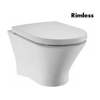 ROCA NEXO Rimless подвесной унитаз с сиденьем slow-closing (в упак.) (A34H64L000) фото 1 Aquada.com.ua