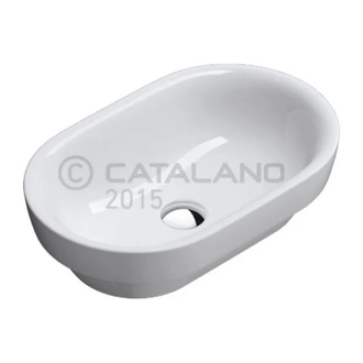 Раковина накладная на столешницу Catalano Sfera 55 x 35 см (155ASF00) фото 1 Aquada.com.ua