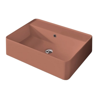 Nic-Design Умивальник на стільницю з переливом Nic Design Semplice 60х45х16 см, Fard глянець N/F (001384072 NF)