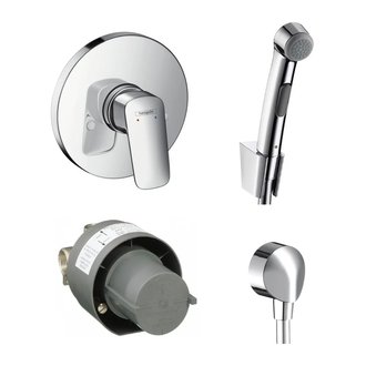 HANSGROHE  Набор скрытого монтажа с гигиенической лейкой Logis  (3В111219) фото 1 Aquada.com.ua