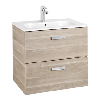ROCA VICTORIA BASIC тумба с умывальником 60см, цвет береза (A855854422) фото 1 Aquada.com.ua