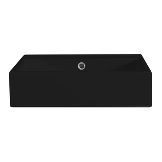 Nic-Design Умивальник підвісний Nic Design Cool з переливом 75х51x12.5 см, чорний глянець (001231008)