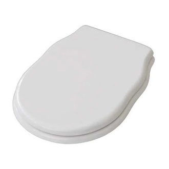 Кришка Artceram Hermitage Soft-close, білий/бронза (HEA005 01; 72)