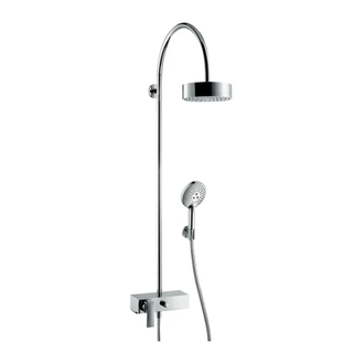 Душевая система с термостатом Axor Citterio Showerpipe (цвет - хром) (39620000) фото 1 Aquada.com.ua