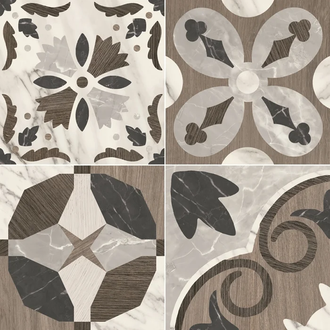 Плитка керамогранітна CSAIGLMX20 Intarsi Glam Mix 200x200x10 Sant'agostino