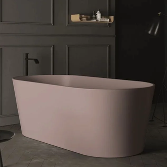 Ванна зі штучного каменю Nic Design Bay 160x80 см, Cipria матовий (014719060)