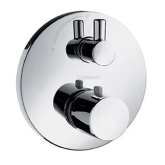 Смеситель для ванны с термостатом Hansgrohe Ecostat S (цвет - хром) (15701000) фото 1 Aquada.com.ua