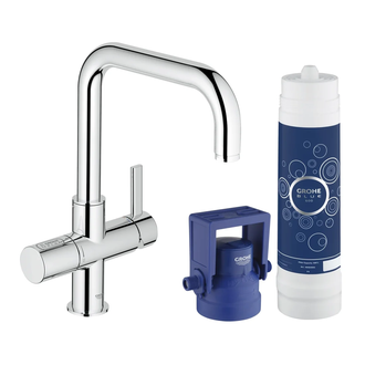Смеситель для кухни изливом Blue Grohe (31299001) фото 1 Aquada.com.ua