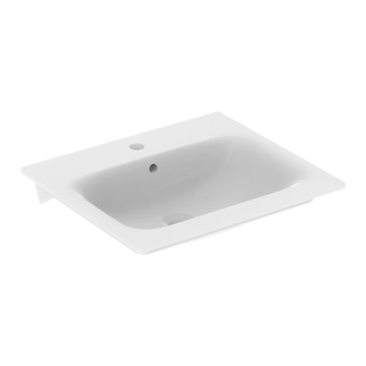 Раковина для мебели Geberit Selnova Square 55 х 48 см, с 1 отверстием под смеситель (500.993.00.1)