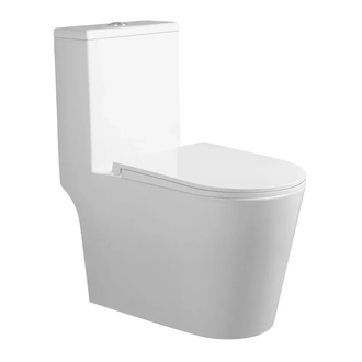 Унітаз моноблок підлоговий Mixxus BEVEL-0406-T1 690х360х790mm, система змиву TORNADO 1.0 (MI6729)