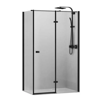 Душевая кабина Devit Up 1200 х 800 х h1900 мм правая (профиль - чёрный матовый, стекло - прозрачное) (FEN2310BR) фото 1 Aquada.com.ua