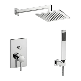 Paffoni Shower Душевая система, Хром (KITRO015CR300)